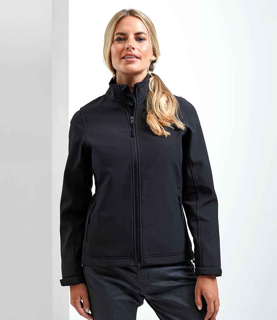 PR812 Premier Ladies Windchecker printable &  recycled Softshell - Click Image to Close